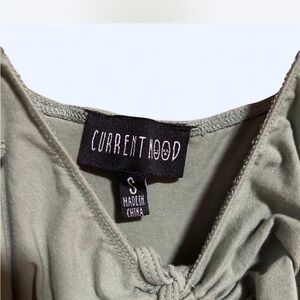 Current Mood Olive Green Dress